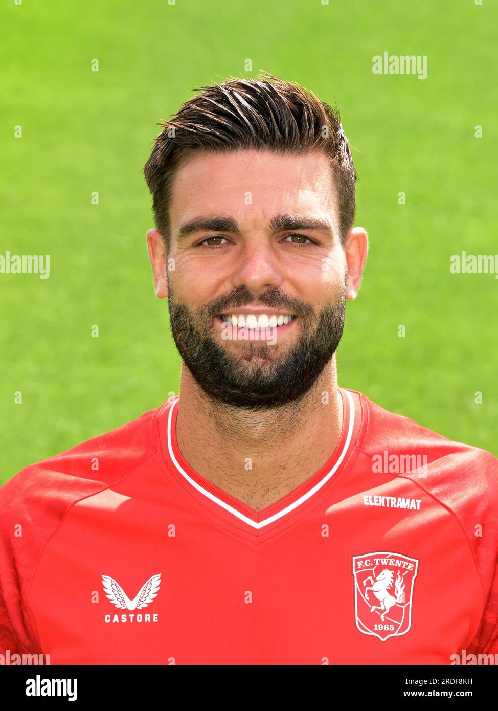 ENSCHEDE - Robin Propper durante il FC Twente Photo Press Day al Trainingscentrum Hengelo il 20 luglio 2023 a Enschede, Paesi Bassi. AP | Dutch Height | GERRIT DI COLONIA Foto Stock