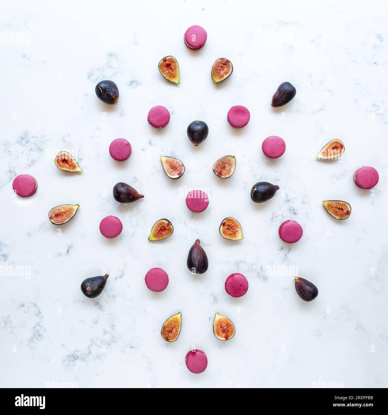 Macaron e tartarughe Foto Stock
