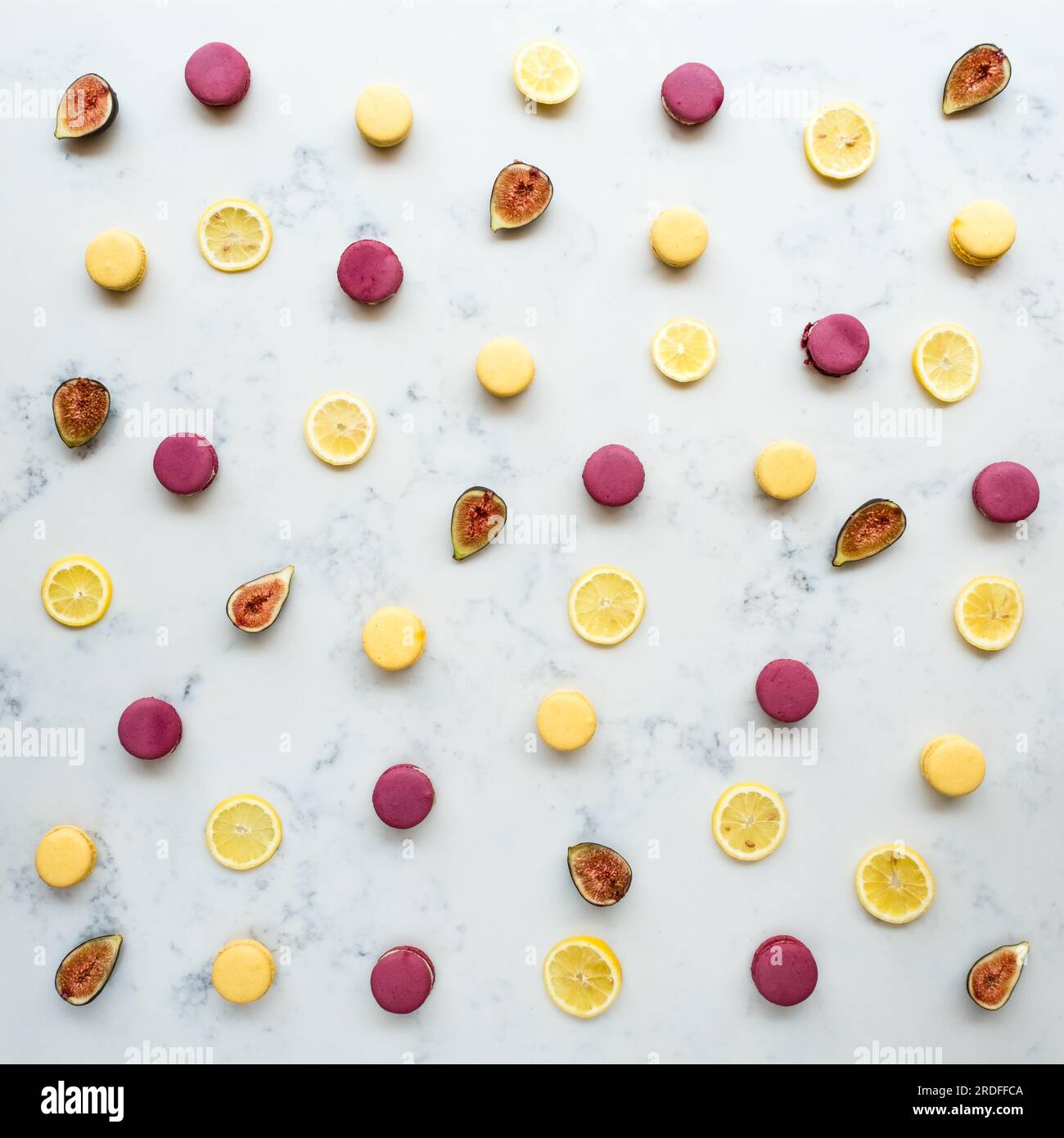 Macaron e tartarughe Foto Stock