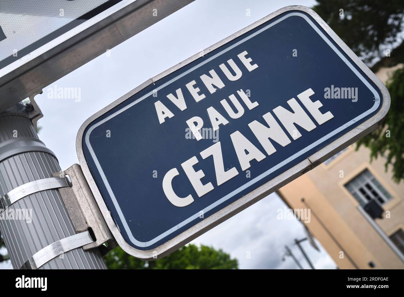 Avenue Paul Cezanne Aix en Provence Francia Foto Stock