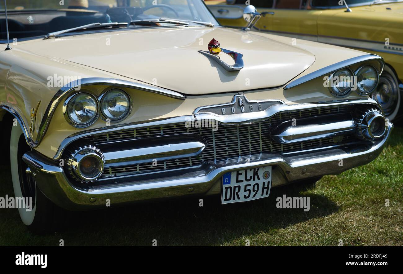 Auto d'epoca, auto degli Stati Uniti, Dodge Royal Lancer Foto Stock
