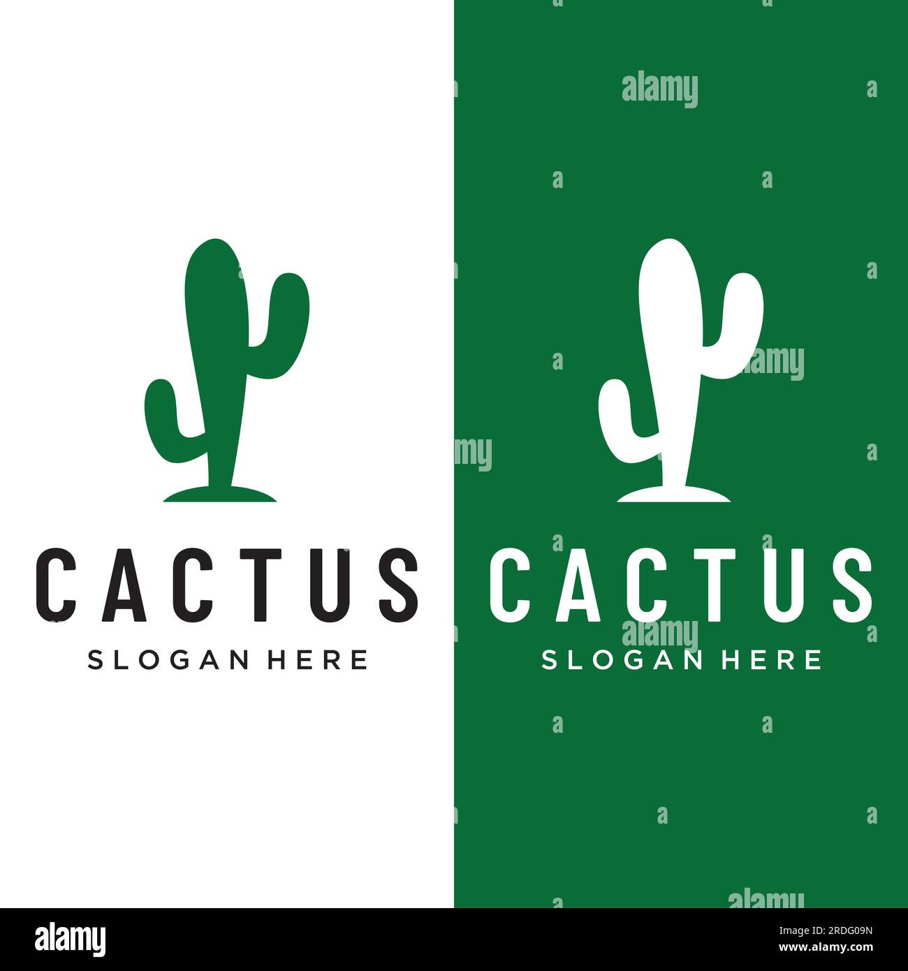 Pianta di cactus naturale d'epoca disegno del logo, pianta del deserto con illustrazione vettoriale modificabile. Illustrazione Vettoriale