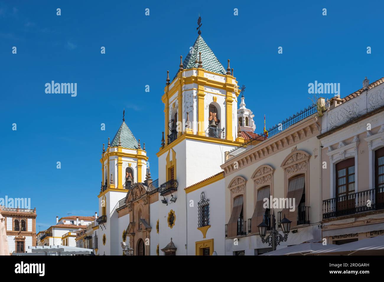 Chiesa di Nuestra Senora del Socorro - Ronda, Andalusia, Spagna Foto Stock