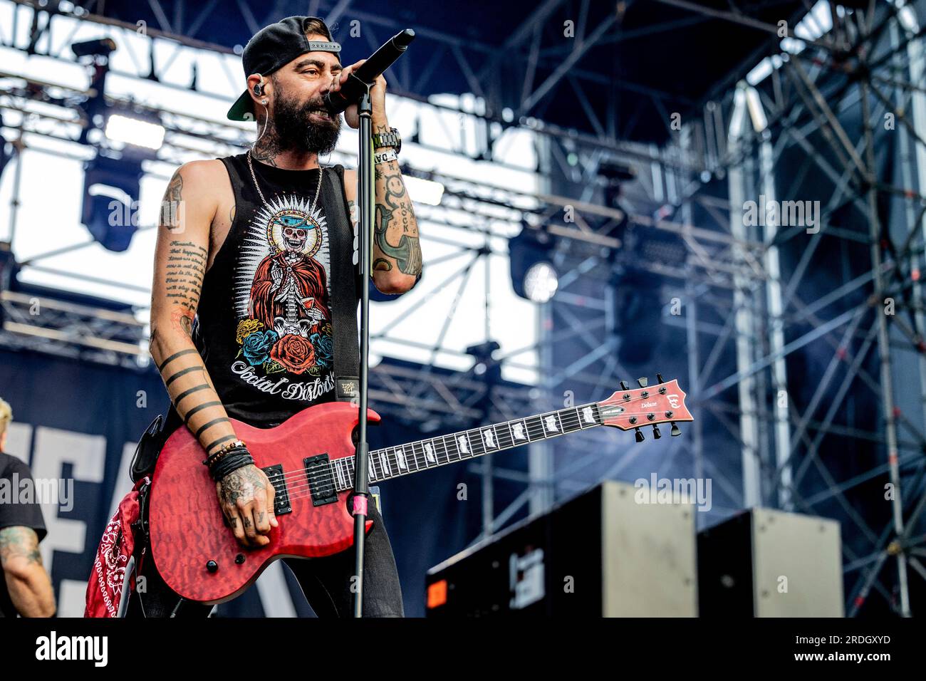 Bellaria Igea Marina, Italia. 1 giugno 2023. Zebrahead in concerto a Slamdunk Italia 2023 - 1° giorno a Bellaria-Igea Marina foto di Andrea Ripamonti (foto di Andrea Ripamonti/NurPhoto) crediti: NurPhoto SRL/Alamy Live News Foto Stock