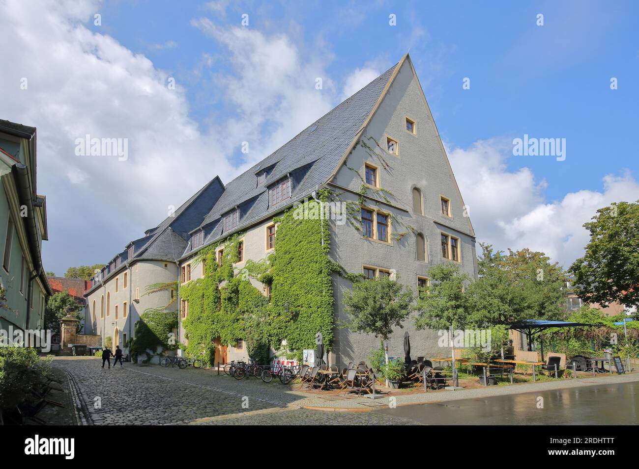 Ex monastero francescano e oggi scuola di musica, AM Palais, Weimar, Turingia, Germania Foto Stock