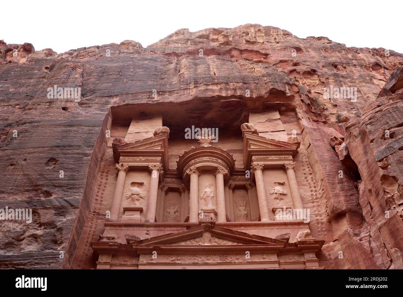 Petra, Giordania: Il Tesoro dei Nabatei (uno dei siti archeologici più famosi al mondo) Foto Stock