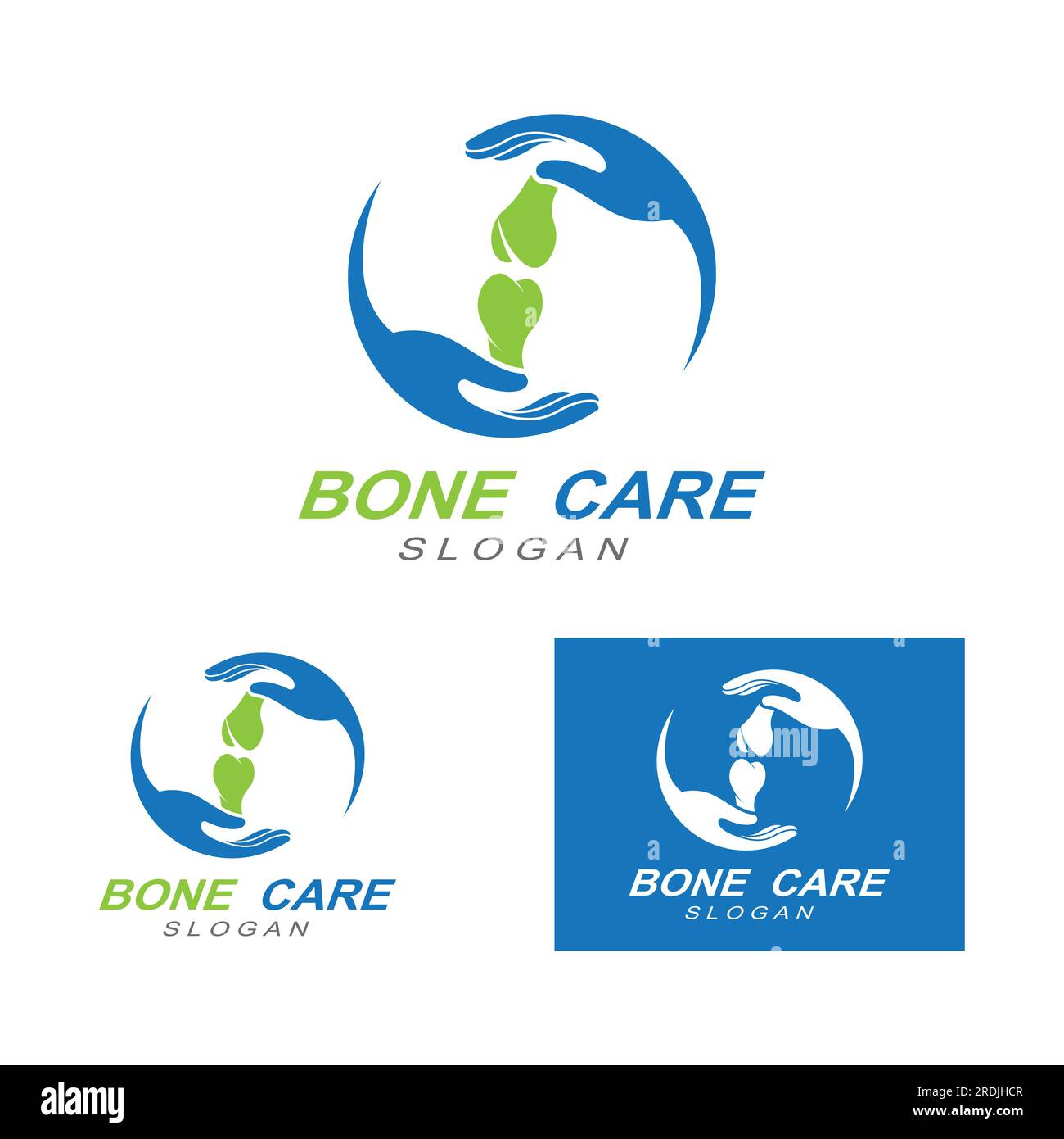 Icona del logo osseo design vettoriale Illustrazione Vettoriale