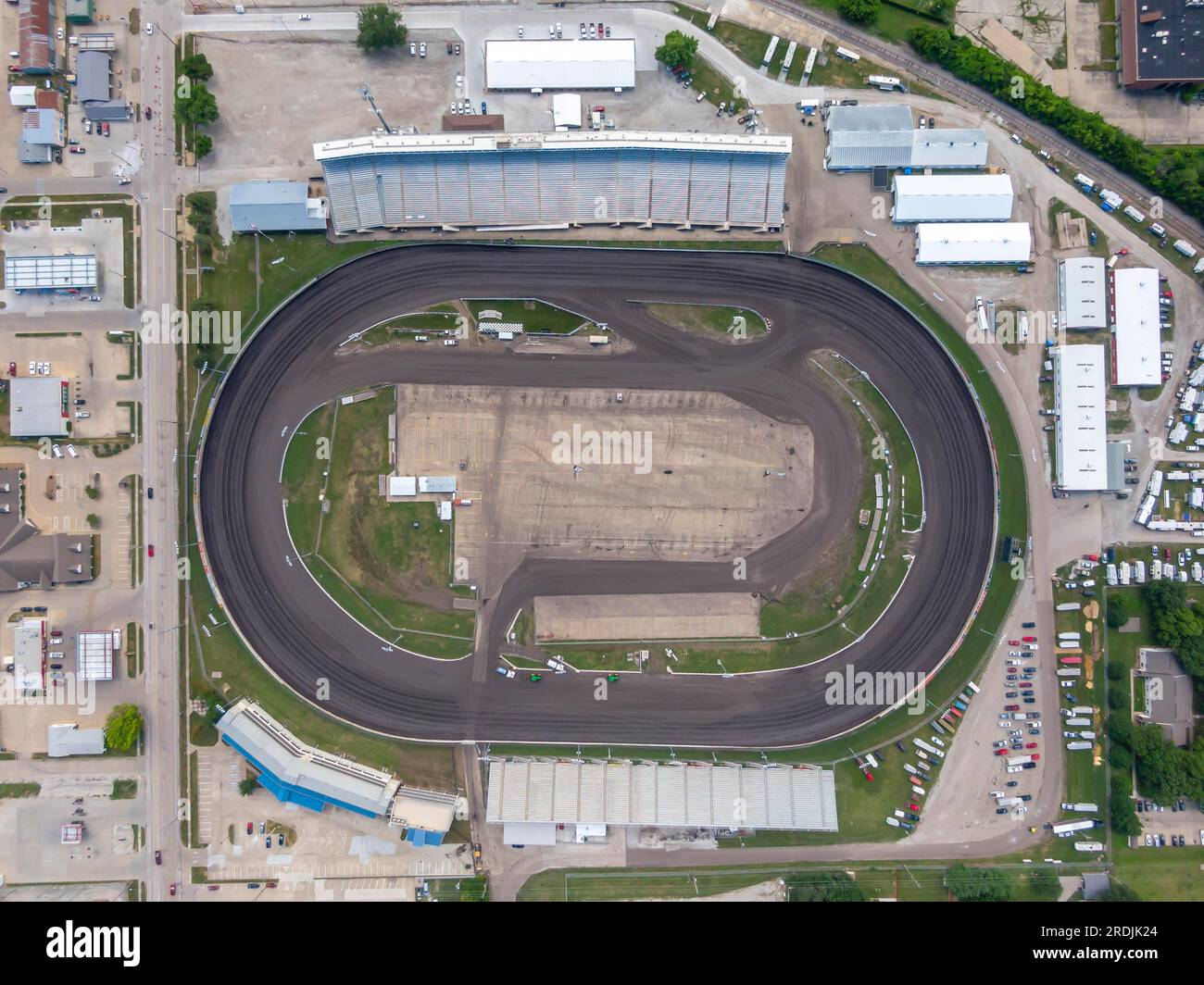 19 luglio 2020, Knoxville, Iowa, Stati Uniti: Il Knoxville Raceway è un circuito ovale semi-banked di 2 km di terra (zook Clay) situato nella contea di Marion Foto Stock