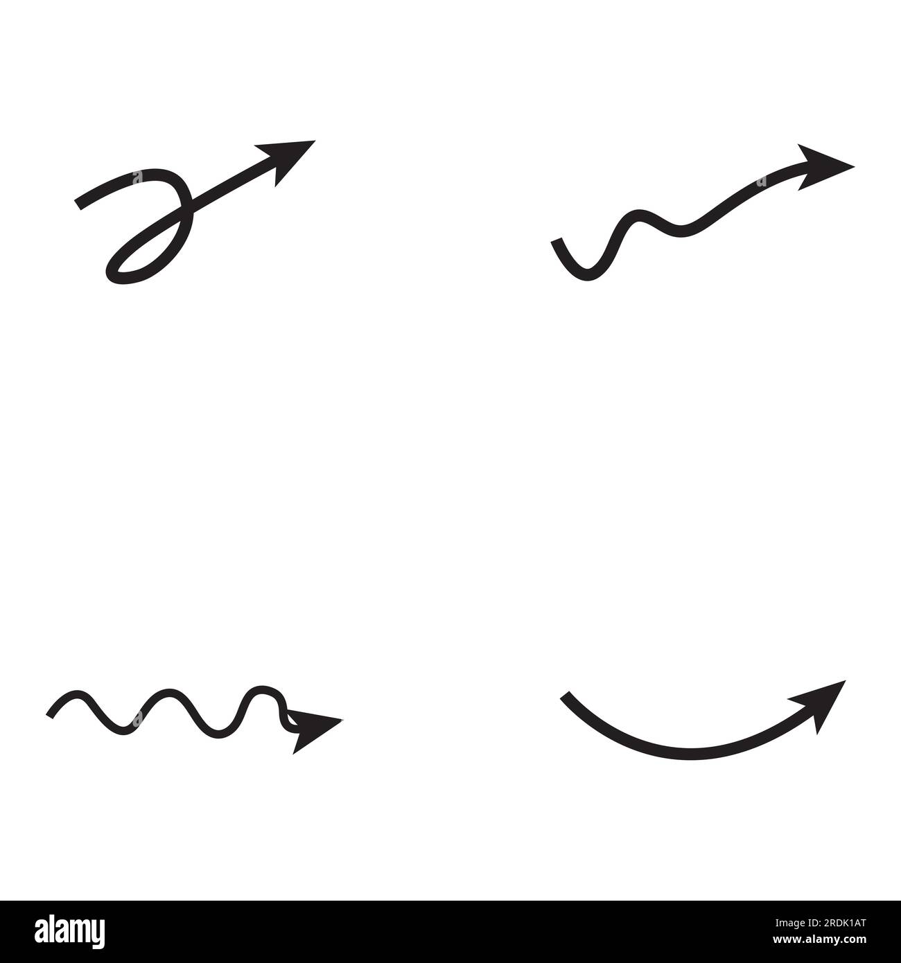 Freccia illustrazione vettoriale Logo icona del modello di progettazione Illustrazione Vettoriale