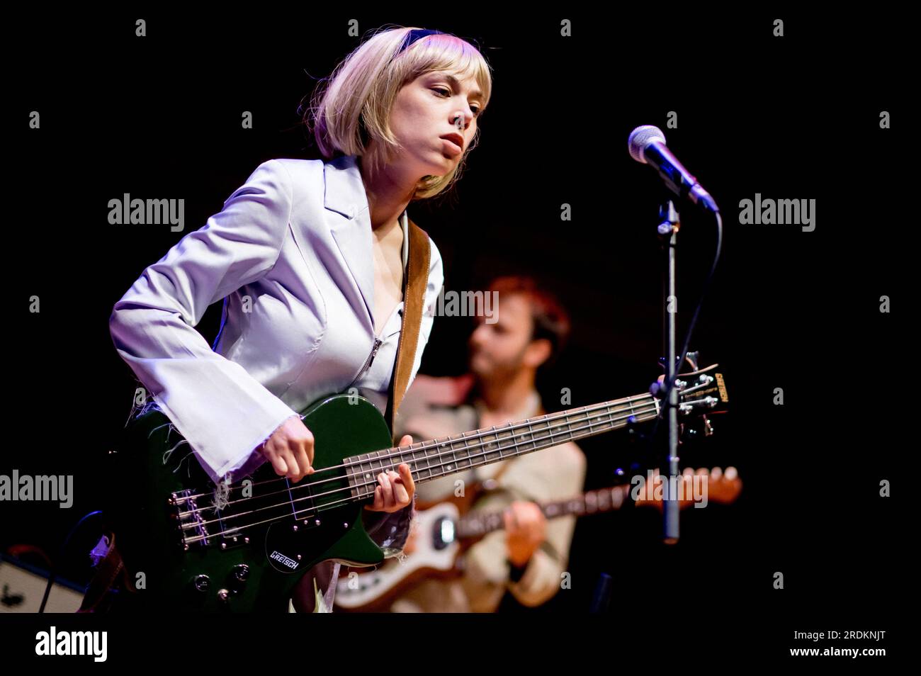 London, UK, 21/07/2023, 21.07.23 - Divorce Perform at Sage Gateshead, Supporting Self Esteem x Royal Northern Sinfonia, come parte di BBC Proms 2023 Credit: Thomas Jackson/Alamy Live News Foto Stock