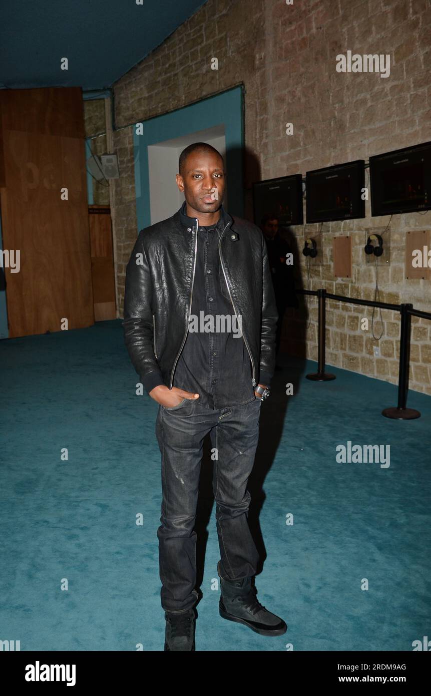 Le rappeur Abd al Malik au Théâtre du Rond-Point à Paris, où se tenait une soirée 'contre la haine' à Paris, le 02/12/2013. Foto Stock