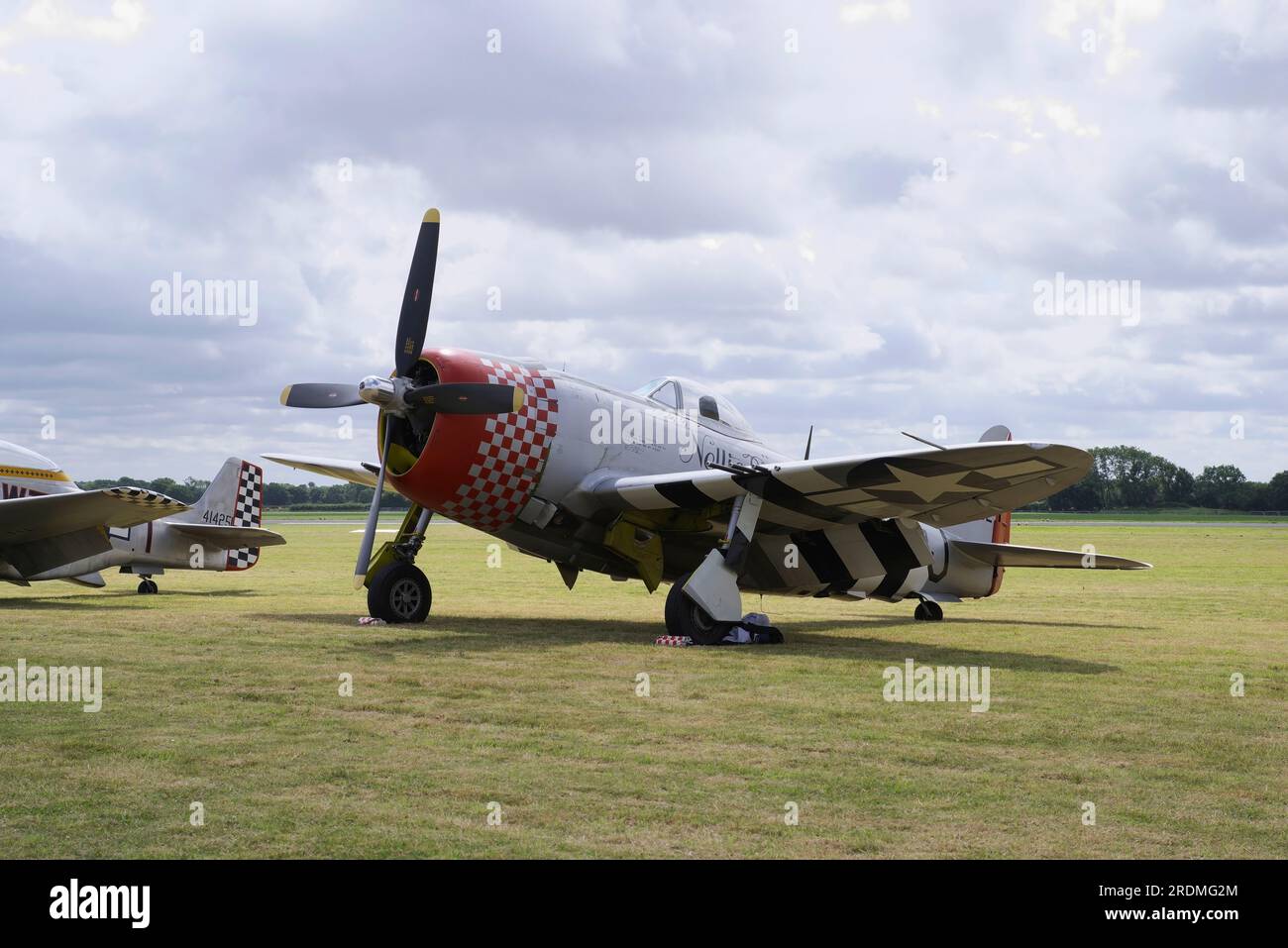 Republic P-47D Thunderbolt, G-THUN, 45-49192, Flying Legends, Leeds. Foto Stock