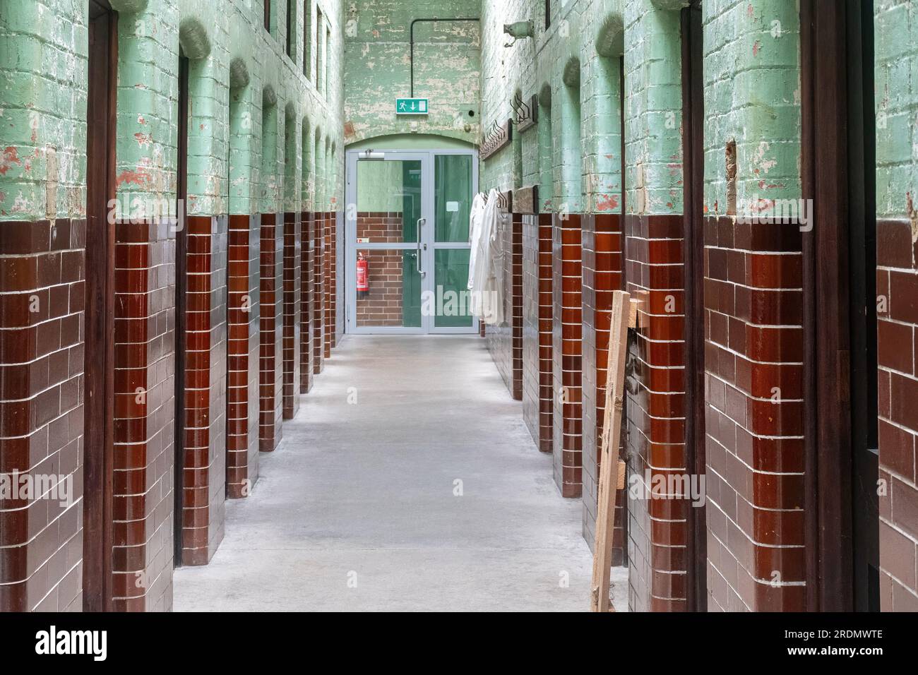 Lo Spike Heritage Centre di Guildford, ex reparto informale dei vagabondi presso la vecchia Guildford Union Workhouse, Surrey, Inghilterra, Regno Unito Foto Stock