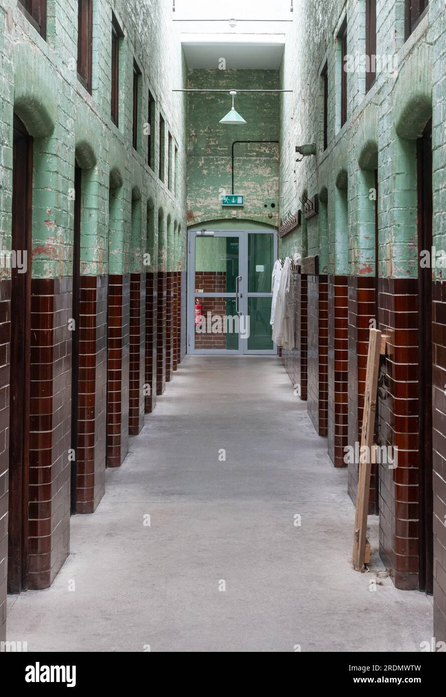 Lo Spike Heritage Centre di Guildford, ex reparto informale dei vagabondi presso la vecchia Guildford Union Workhouse, Surrey, Inghilterra, Regno Unito Foto Stock