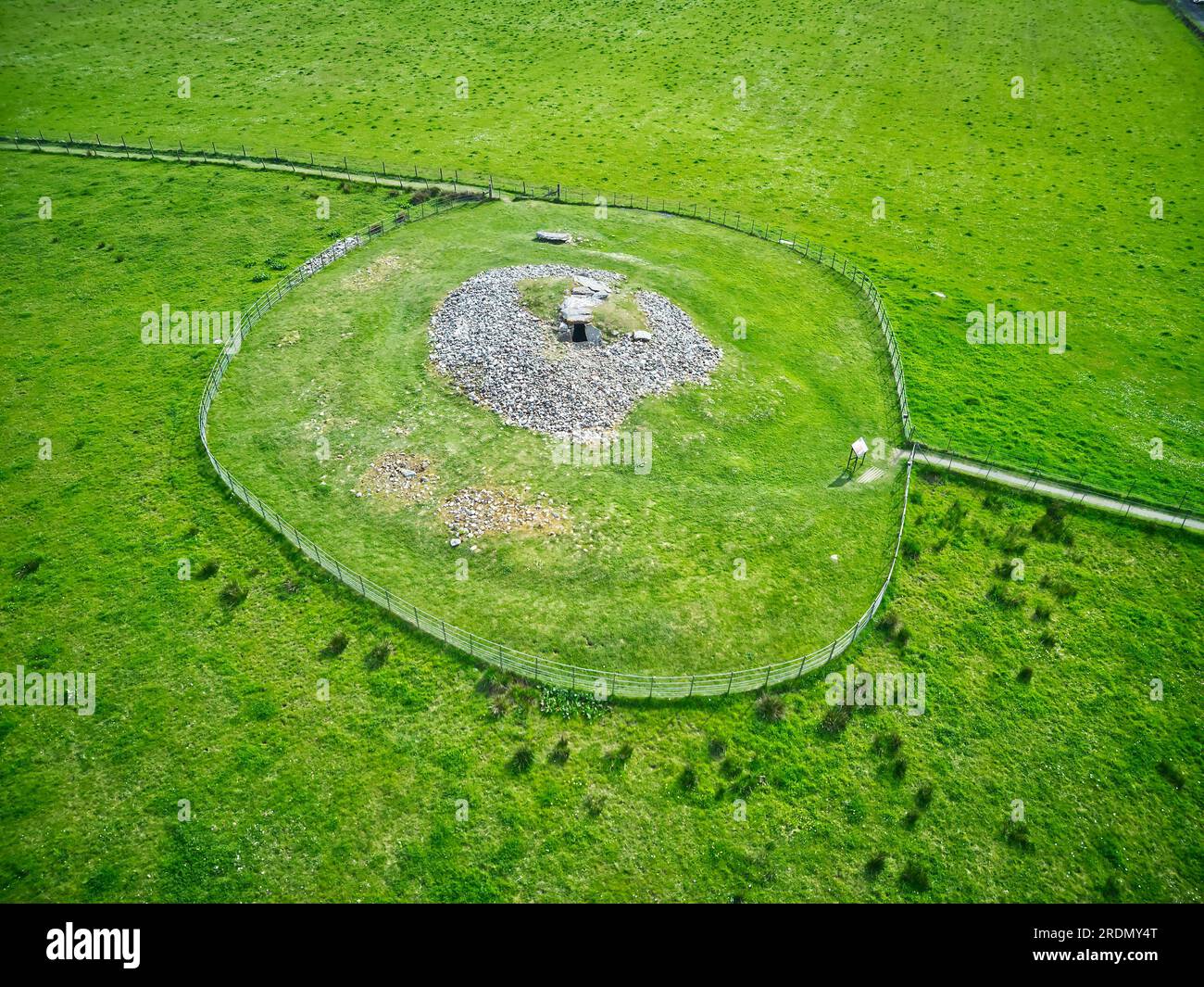 Nether Largie South Cairn, Kilmartin Glen Neolthic Site, Argyll, Scozia Foto Stock