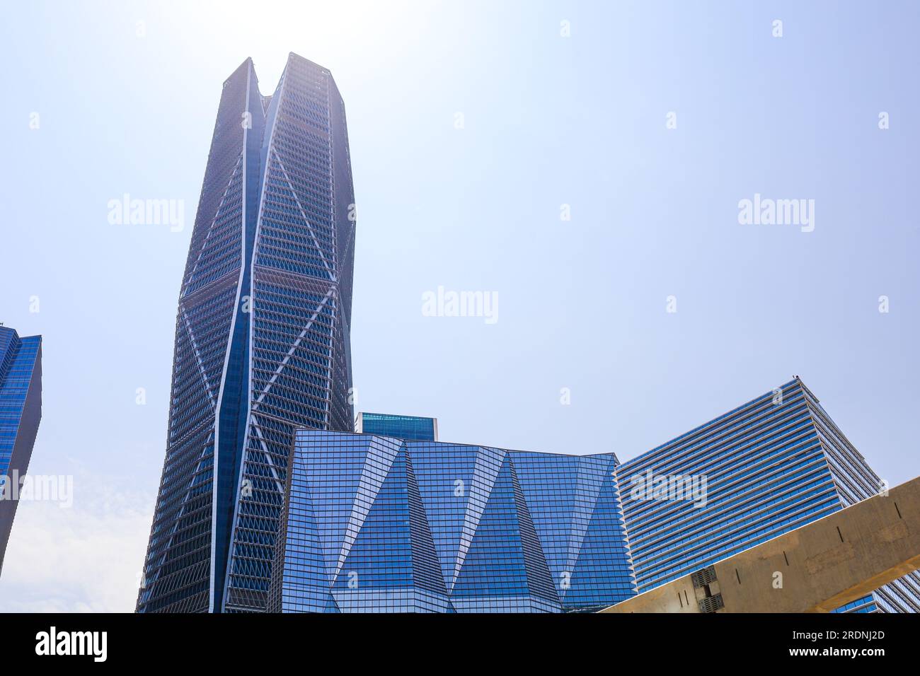 Riyadh, Arabia Saudita - 11 marzo 2023,King Abdullah Financial District , KAFD business Towers Foto Stock