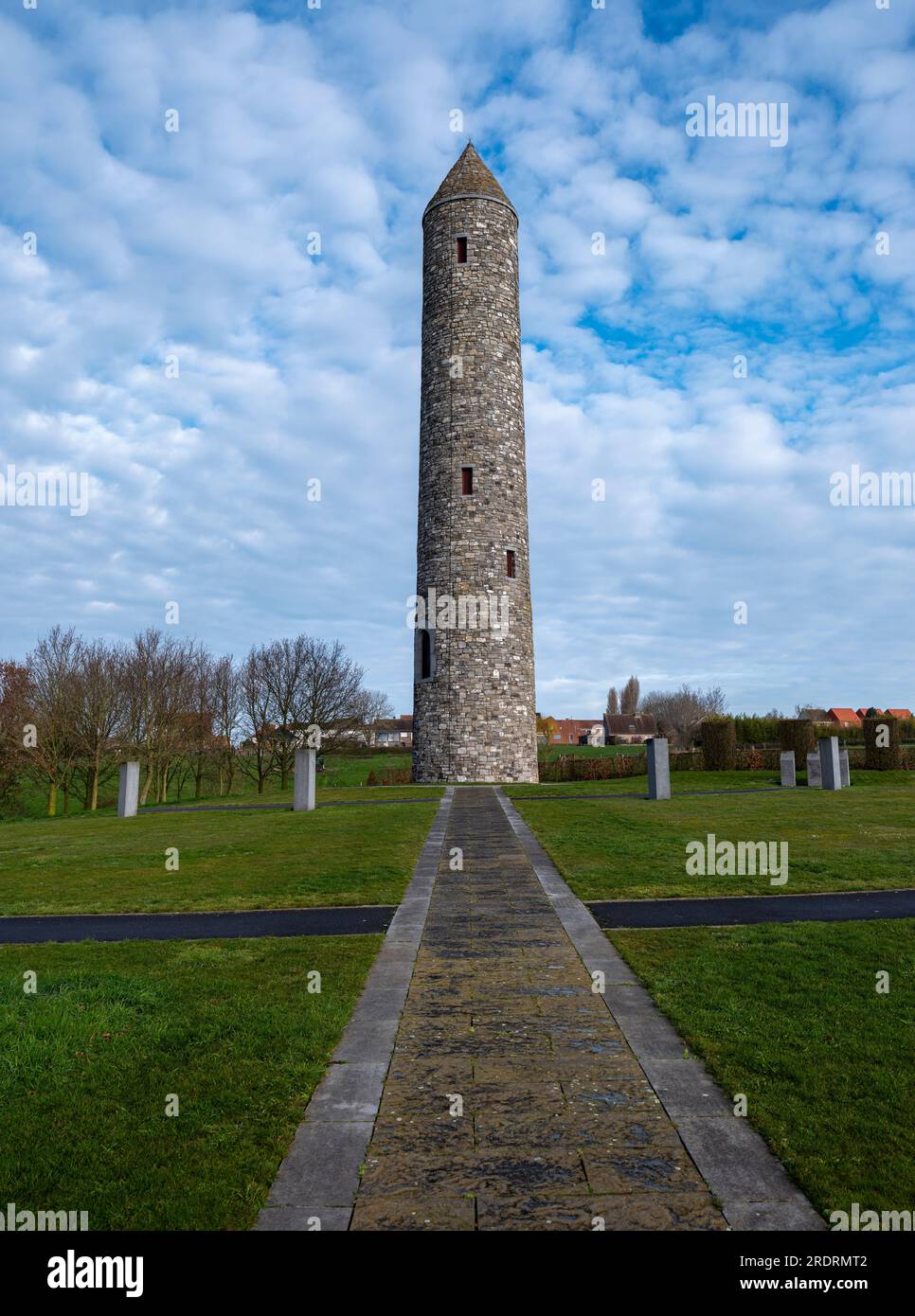 Island of Ireland Peace Park, Messines, Ypres, Belgio Foto Stock