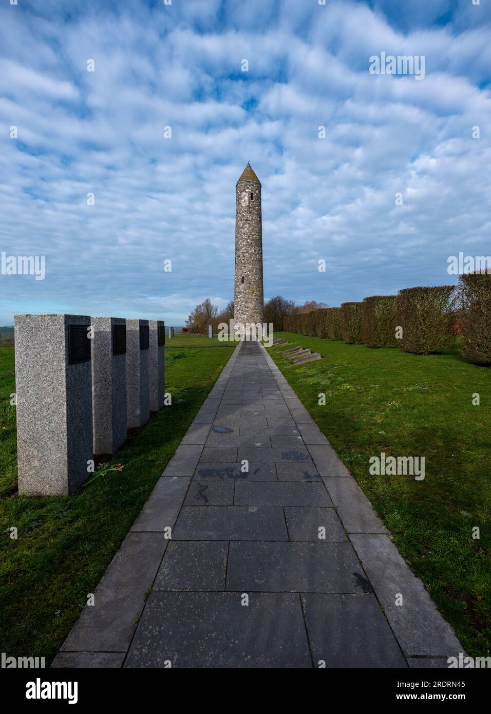 Island of Ireland Peace Park, Messines, Ypres, Belgio Foto Stock