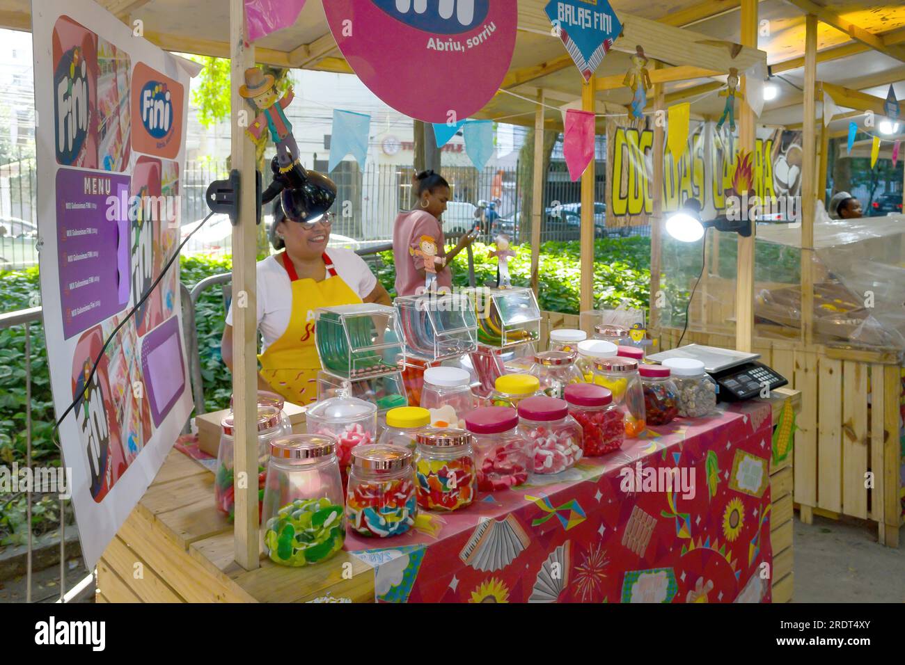 Niteroi, Festival di giugno o Festa Junina, Stato di Rio de Janeiro, Brasile Foto Stock