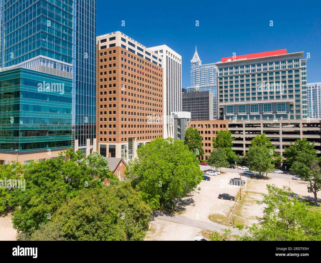 22 aprile 2020 Raleigh, Carolina del Nord, Stati Uniti d'America: Raleigh è la capitale dello stato della Carolina del Nord e capoluogo della contea di Wake negli Stati Uniti d'America. Foto Stock