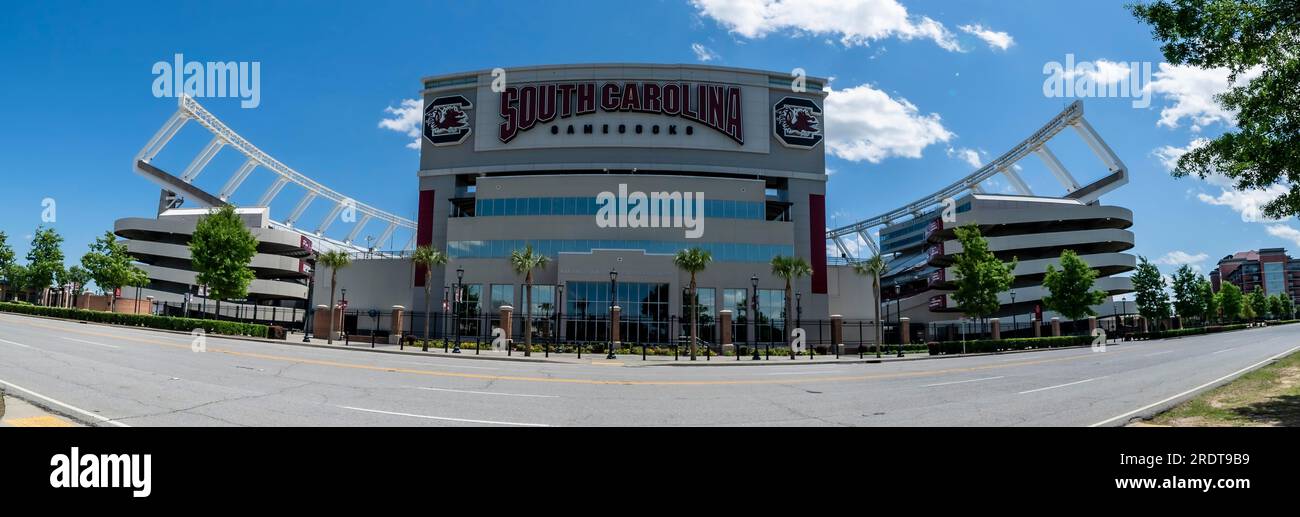 6 maggio 2020, Columbia, South Carolina, USA: Il Williams-Brice Stadium è lo stadio di calcio casalingo dei South Carolina Gamecocks, che rappresenta la squadra Foto Stock