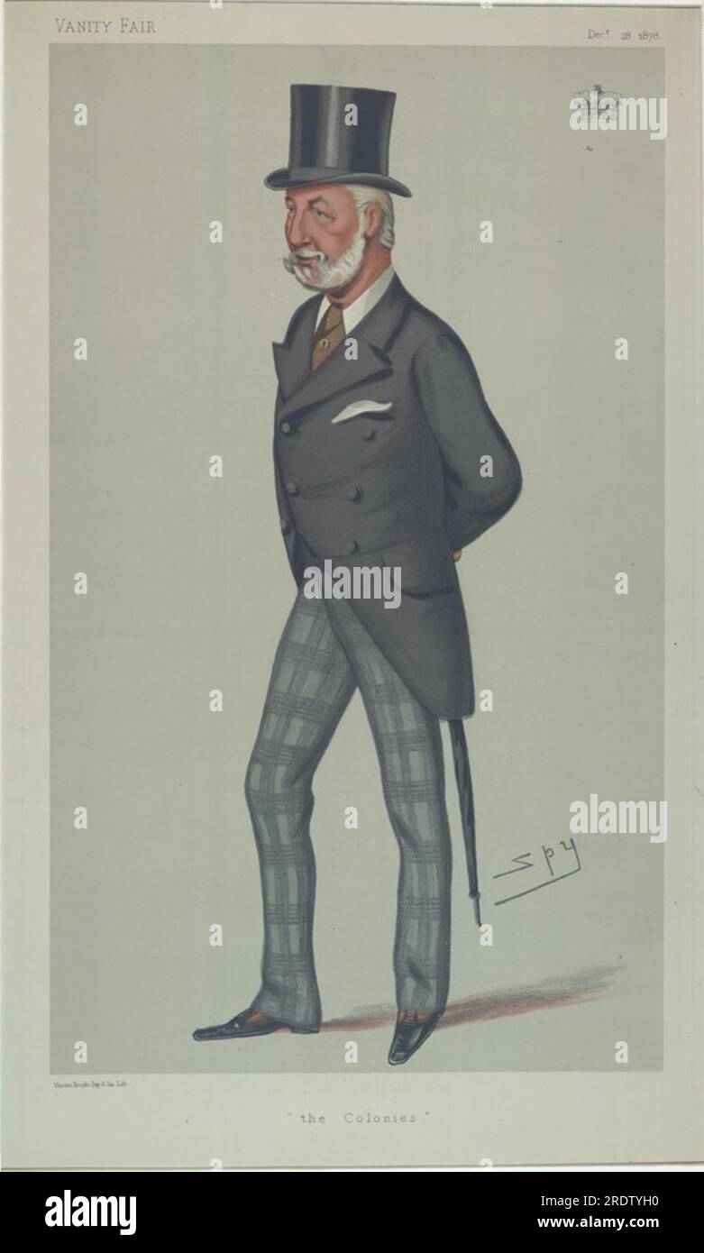 The Colonies 28 dicembre 1878 di Leslie Ward Foto Stock