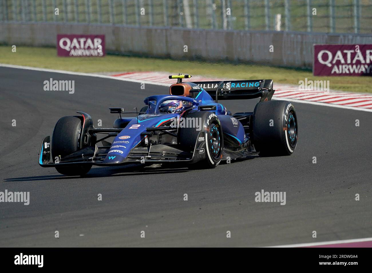 23 luglio 2023, Koasastadion, St.Johann, test match TSG Hoffenheim contro Feyernoord Rotterdam, nella foto Logan Sargeant (USA), Williams Racing Foto Stock