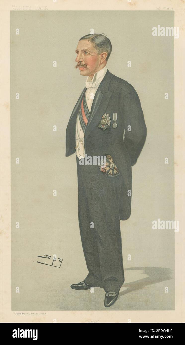 Politici - Vanity Fair - "natal”. Sir Walter Francis Hely-Hutchinson. 7 luglio 1898 1898 di Leslie Ward Foto Stock