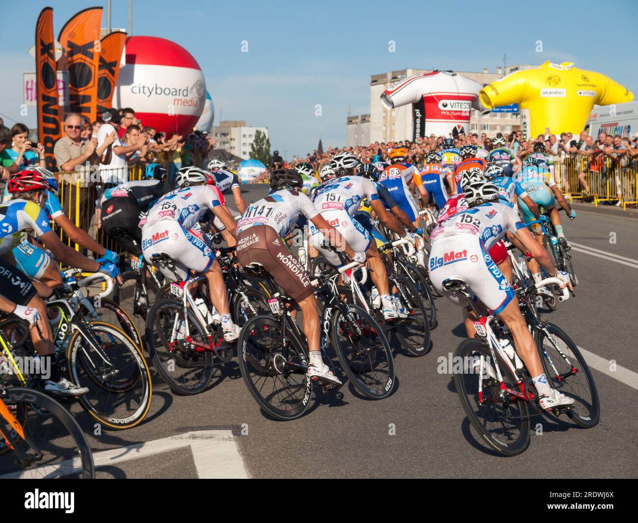 Gara ciclistica - Tour de Pologne 2012 Foto Stock