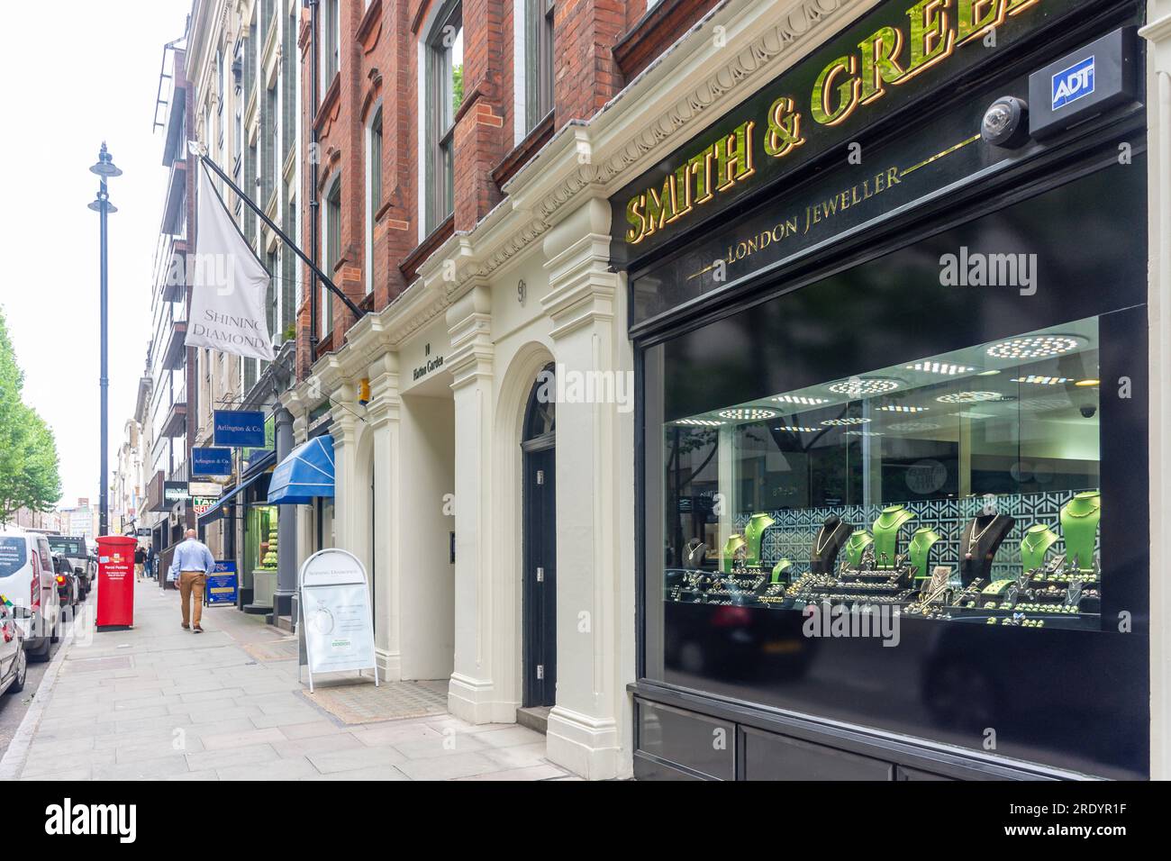 Negozi di gioielli, Hatton Garden, Holborn, London Borough of Camden, Greater London, England, Regno Unito Foto Stock