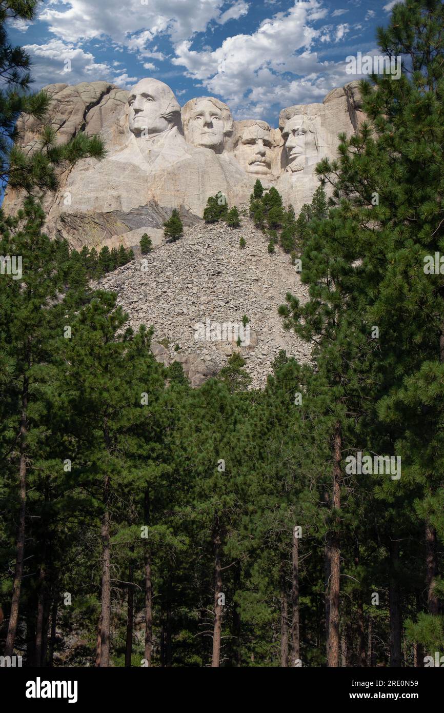 monte rushmore, south dakota, mt rushmore Foto Stock
