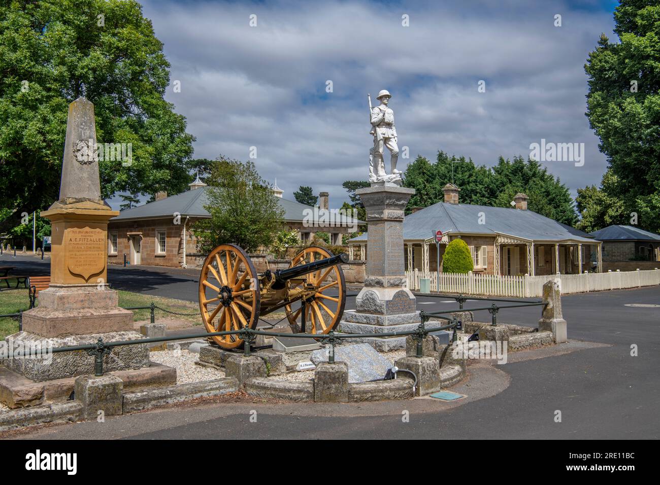 Anzac Memorial Town Center Ross Tasmania Australia Foto Stock