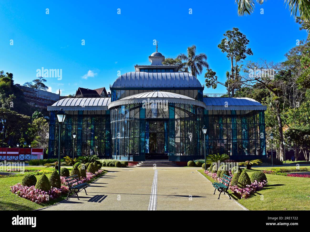 Crystal Palace (Palacio de Cristal) a Petropolis, Rio de Janeiro, Brasile Foto Stock