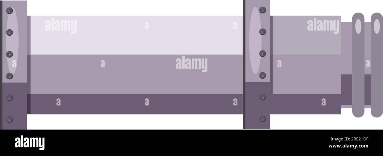 Illustrazione dettagliata del tubo piccolo Illustrazione Vettoriale