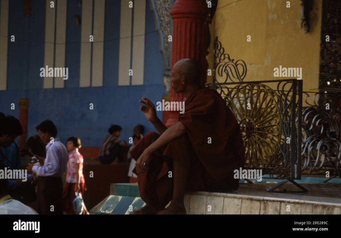 Immagini di Myanmar, Birmania e Thailandia del 1995. Foto Stock