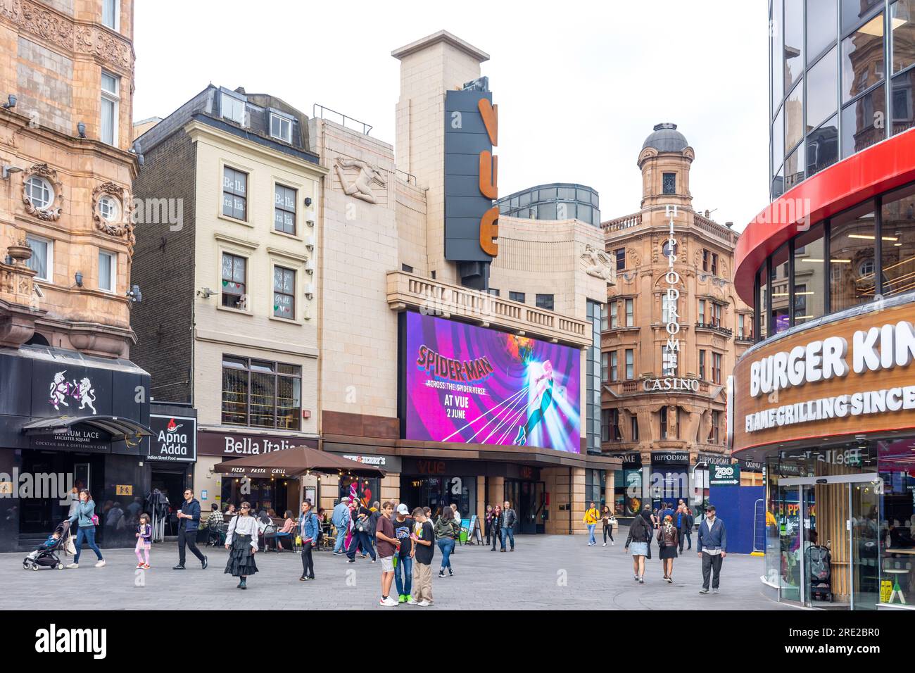 Vue West End Cinema, Leicester Square, City of Westminster, Greater London, Inghilterra, Regno Unito Foto Stock