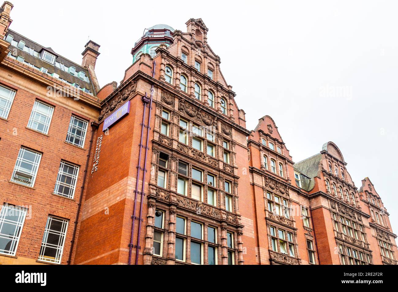 University of Manchester Sackville Street Building, Manchester, Inghilterra, Regno Unito Foto Stock