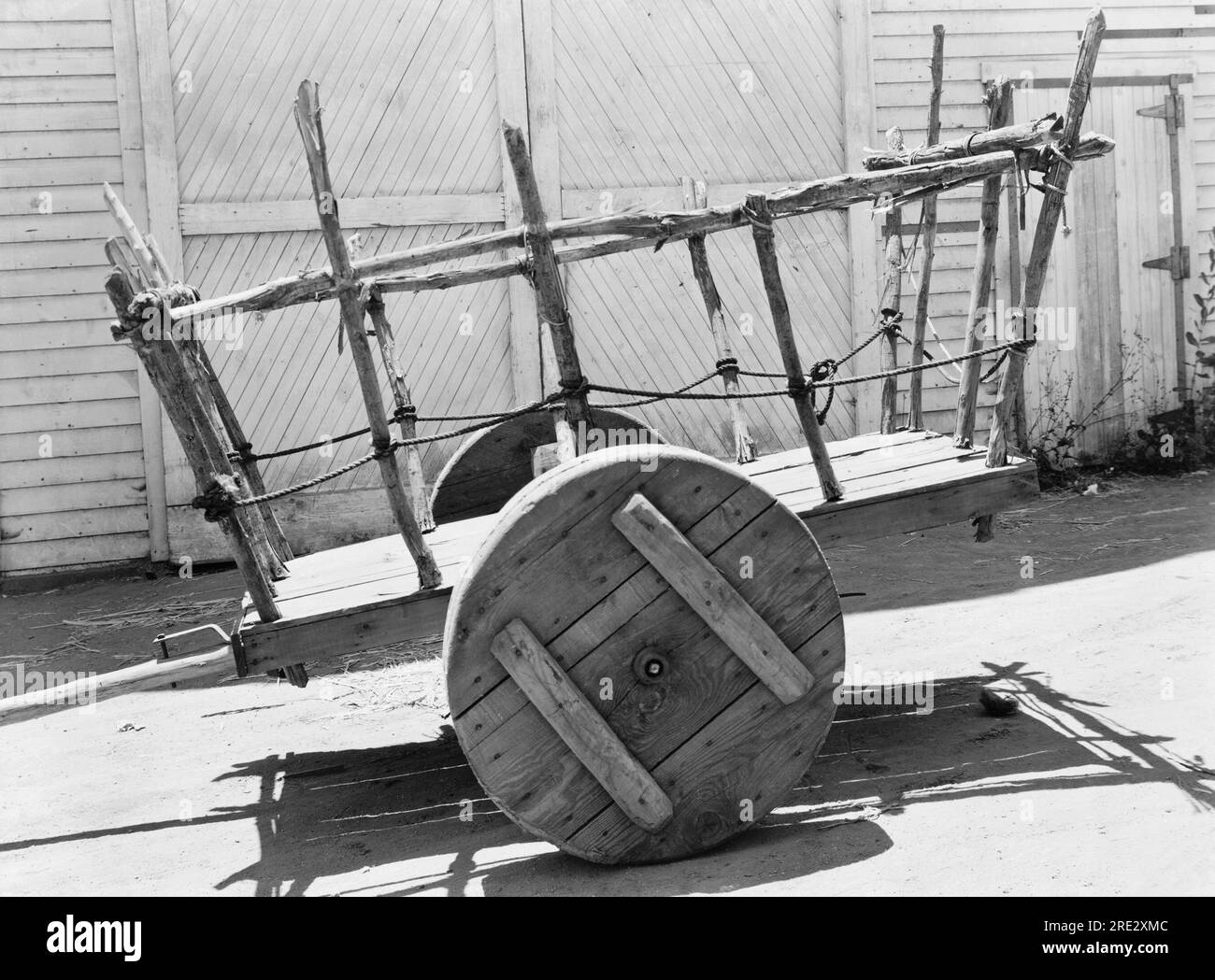 California: c. 1950 Una carta messicana, o cart. Foto Stock