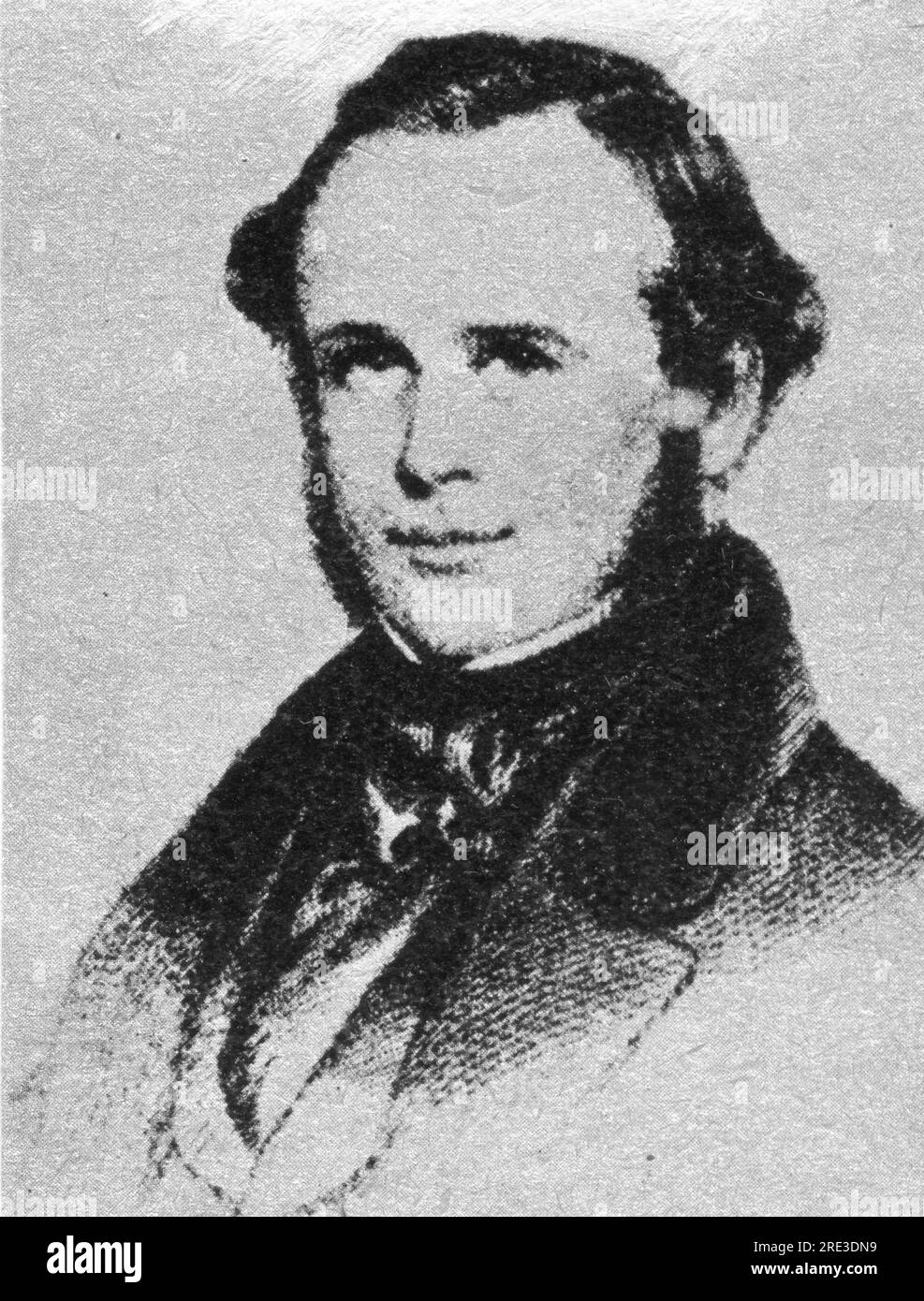 Wells, Horace, 21.1.1815 - 24.1,1848, dentista americano, stampa dopo l'incisione dell'acciaio di Henry Bryan Hall, IL COPYRIGHT DELL'ARTISTA NON DEVE ESSERE CANCELLATO Foto Stock