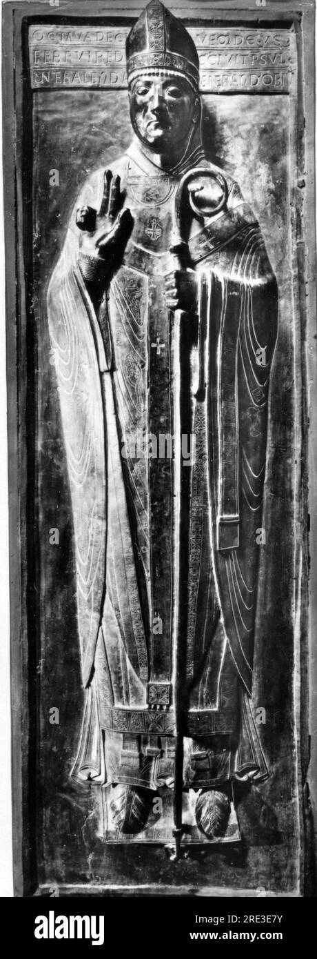 Federico i, Conte di Wettin, + 15.1,1152, Arcivescovo di Magdeburgo 7.5.1142 - 15.1,1152, ADDITIONAL-RIGHTS-CLEARANCE-INFO-NOT-AVAILABLE Foto Stock