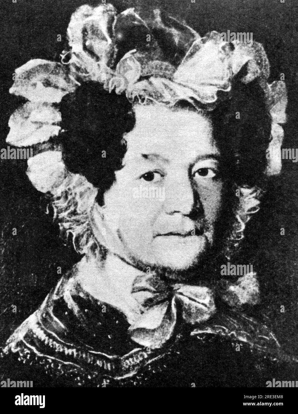 Westphalen, Caroline von, 1780 - 1856, suocera di Karl Marx, dopo illustrazione contemporanea, ADDITIONAL-RIGHTS-CLEARANCE-INFO-NOT-AVAILABLE Foto Stock