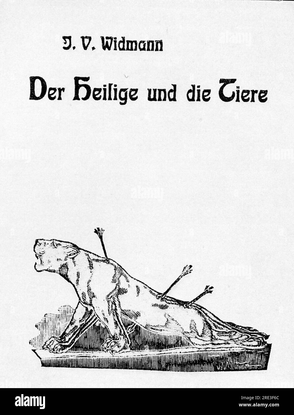 Widmann, Joseph Victor, 20.2.1842-6.11.1911, scrittore svizzero, opere, Gioca a "Der Heilige und Die Tiere", ULTERIORI-DIRITTI-CLEARANCE-INFO-NOT-AVAILABLE Foto Stock