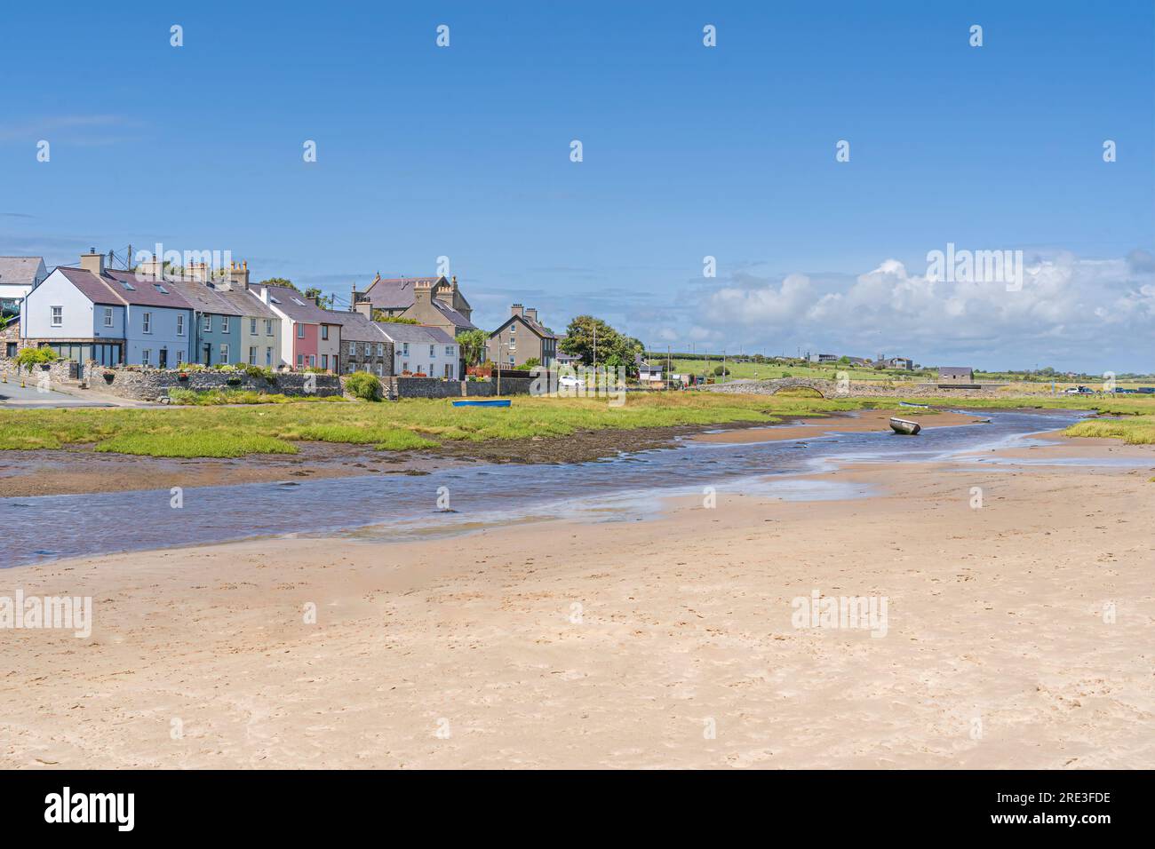 Aberffraw sull'isola di Anglesey nel galles del Nord Foto Stock