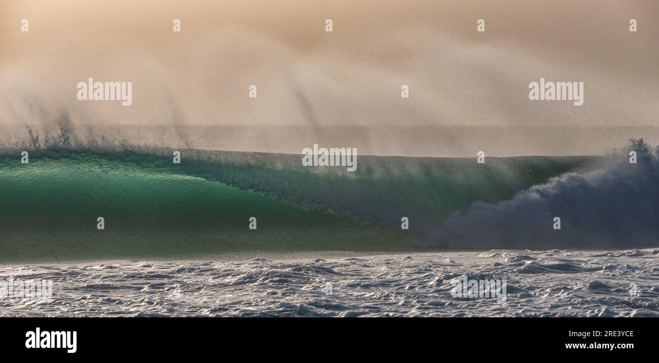 In chiusura, isola di Boa Vista, Capo Verde Foto Stock