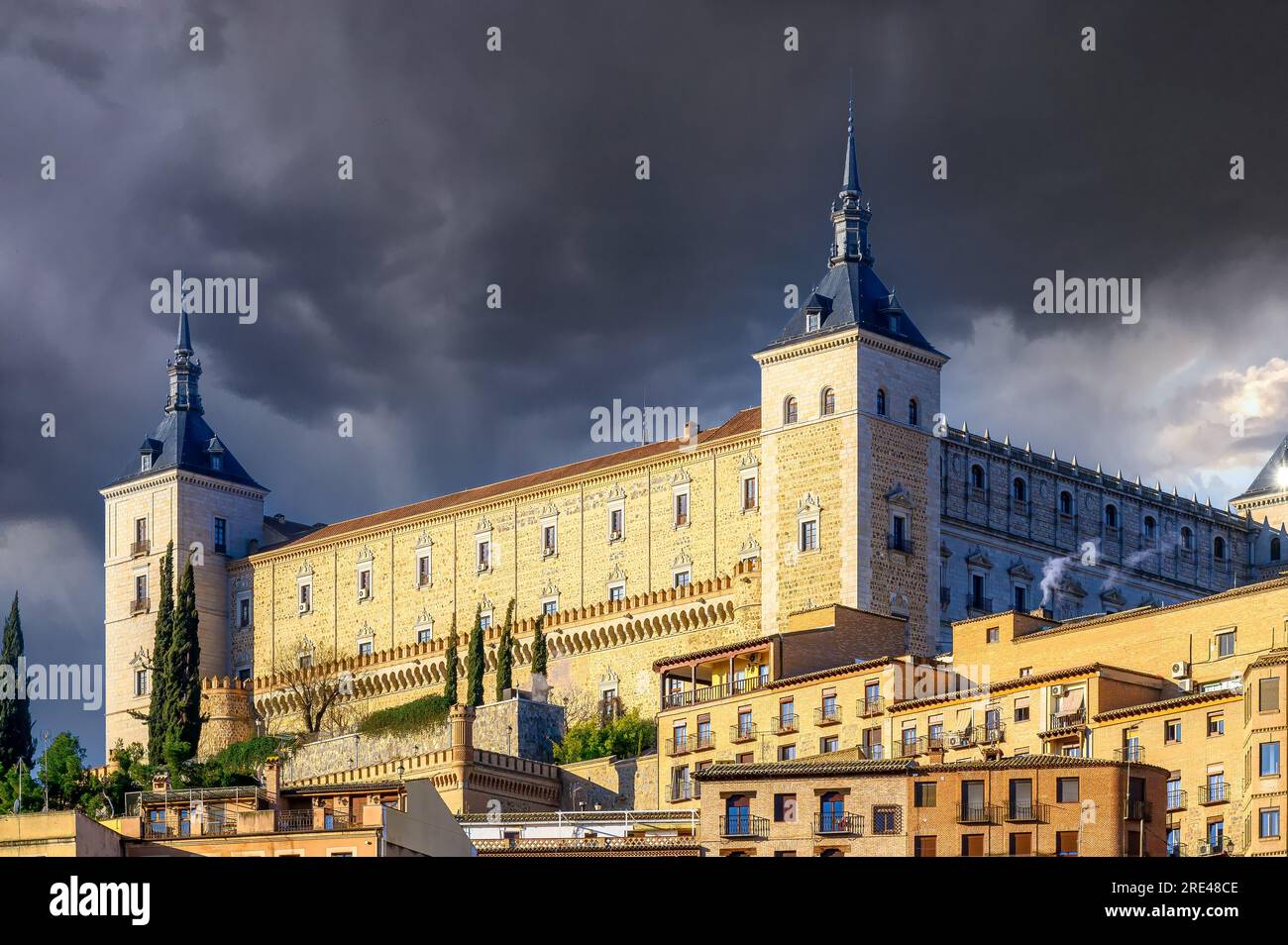 Alcazar de Toledo, Spagna Foto Stock