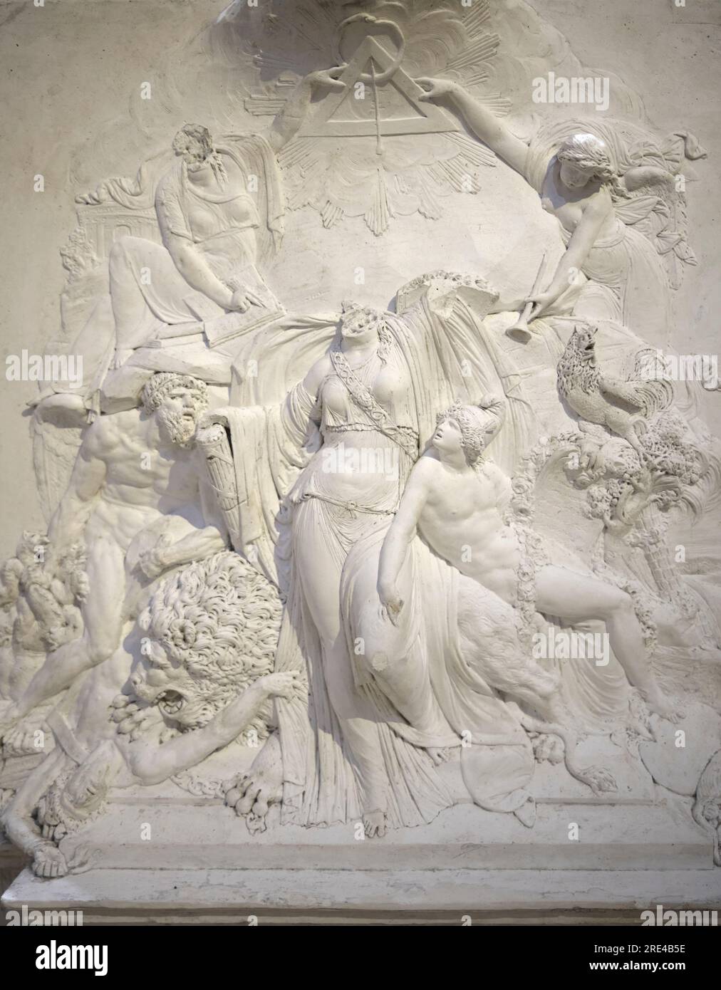 Le Triomphe de la Republique di Alexandre Renaud nel Musée des Beaux Arts di Marsiglia in Francia Foto Stock