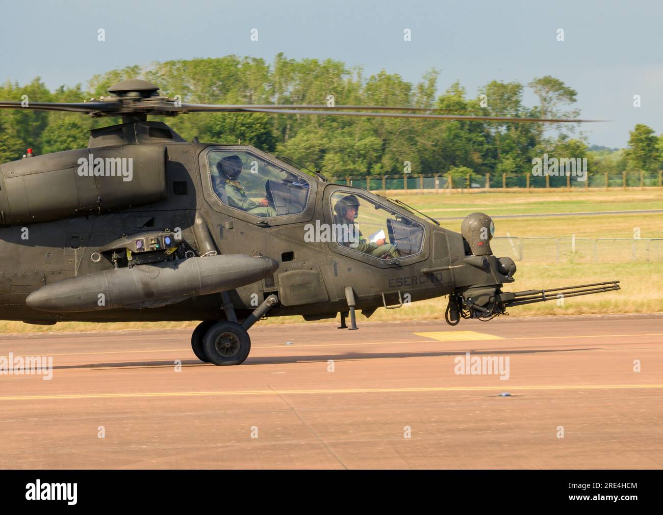 Esercito italiano AH-129D Mangusta, elicottero d'attacco al Royal International Air Tattoo 2023 Foto Stock