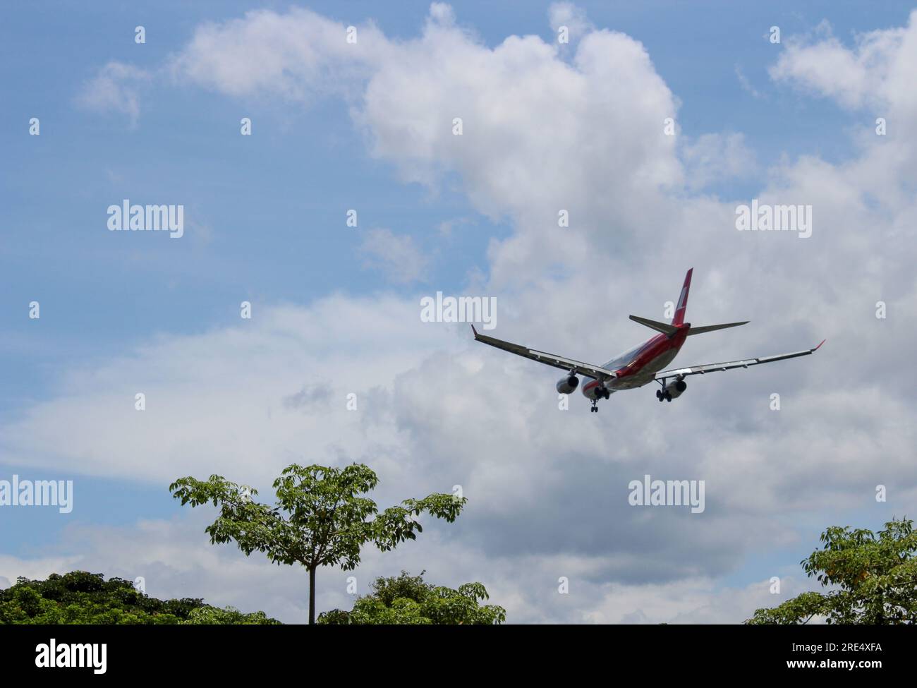 In aereo il decollo Foto Stock