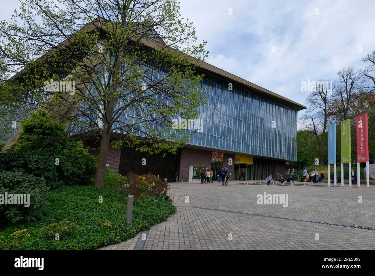 Design Museum London, Kensington High Street, Kensington, Londra, Inghilterra, Regno Unito Foto Stock