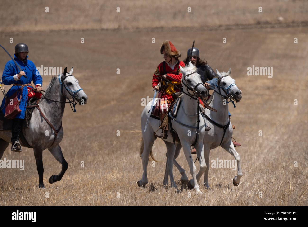 Rievocazione della battaglia dei corni di Hattin. Vestita in stile